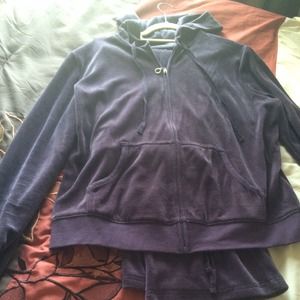 purple Velour set