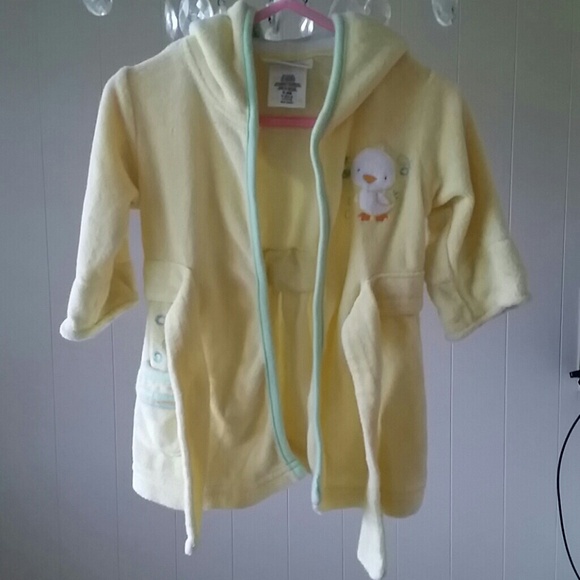 Yellow Infant Bath Robe