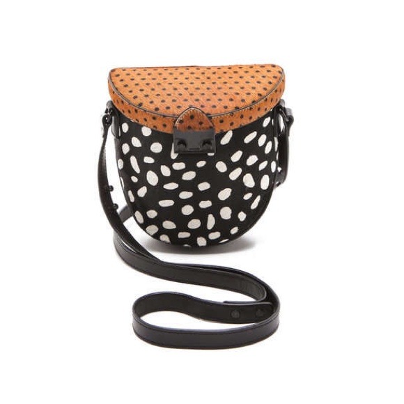 Loeffler Randall Shooter Bag in Pony Hair.