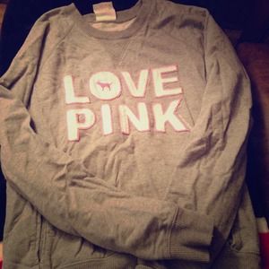 Pink Victoria Secret sweatshirt