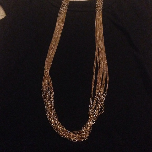 Gold multi-strand necklace from Nordstrom
