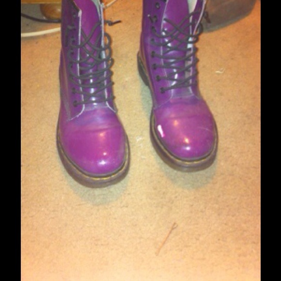 purple doc martens