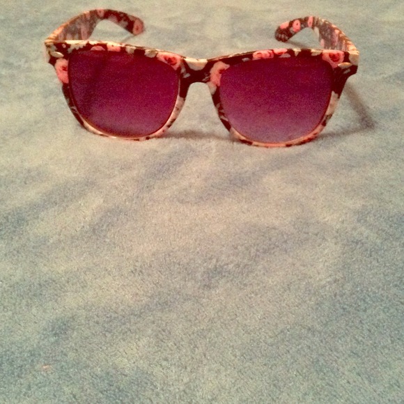 floral glasses
