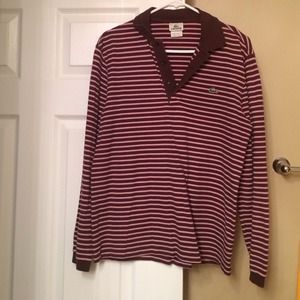 Lacoste long sleeved polo