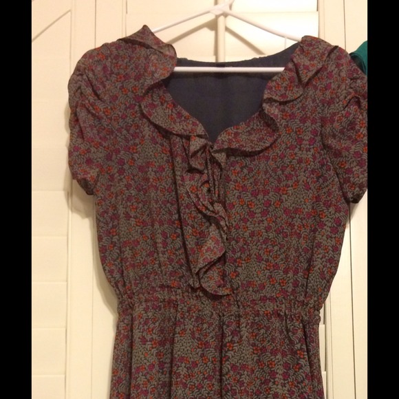 Flower print dress
