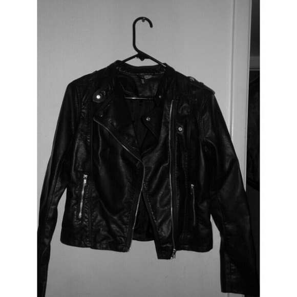 faux Leather Jacket