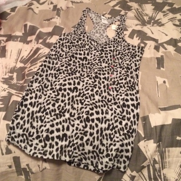 CHEETAH PINK TANK