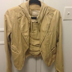 Da-Nang Cute blazer with attached hoodie