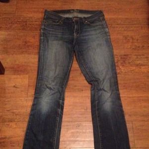 Size 4 medium blue faded jeans