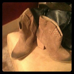 Steve Madden Booties. Studs around the top.