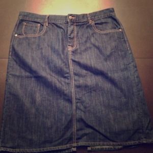 Old Navy High-rise Denim Skirt
