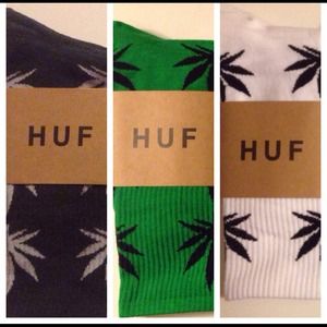 3 pairs of huff socks