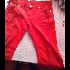 Red true religion men jeans