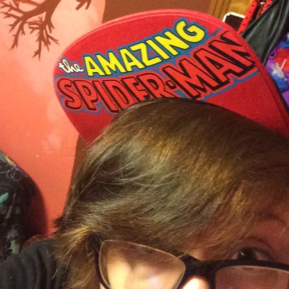 The amazing spider-man snap back flat bill
