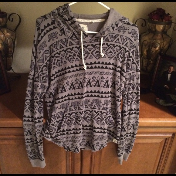 Aztec print sweater