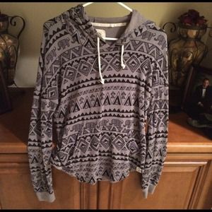 Aztec print sweater