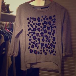 Leopard print sweater