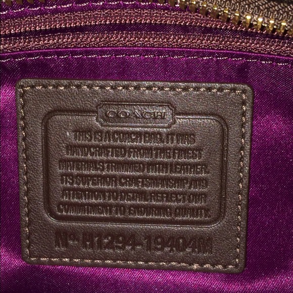 Warm Brown Coach Authentic Gallery Tote - Picture 2 of 4