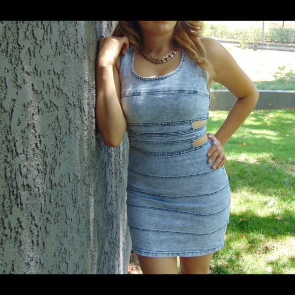 Denim dress