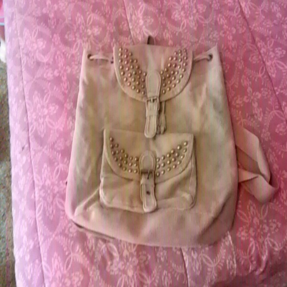 Armu gold studded backpack