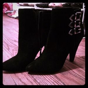 DV by Dolce Vita black suede booties