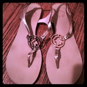 C wonder gold hardware sandals.