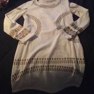 White Kim K Inspired Dress