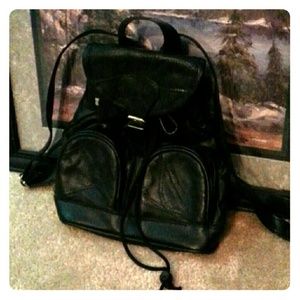 Genuine Leather Backpack style purse