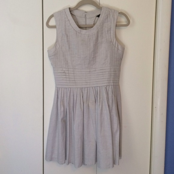 Anthropologie KNT Kova and T Linen Colored Dress