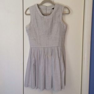 Anthropologie KNT Kova and T Linen Colored Dress