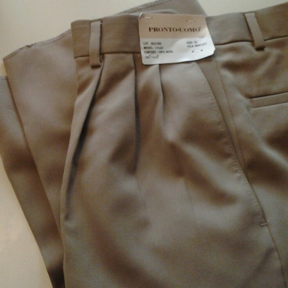Men's dress tan pants