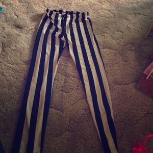 Pinstripe leggings!