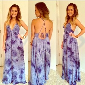 Tie dye Maxi dress