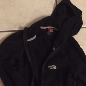 North face hooded zip up!