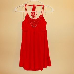 Flowy, crotchet halter