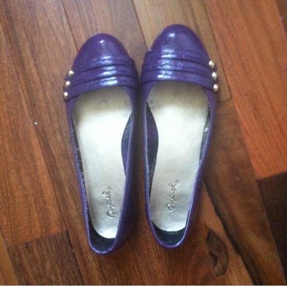 Purple flats