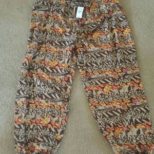 NWT Tribal Print Jogger Sz 22/24