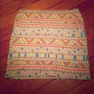 Tight Aztec skirt
