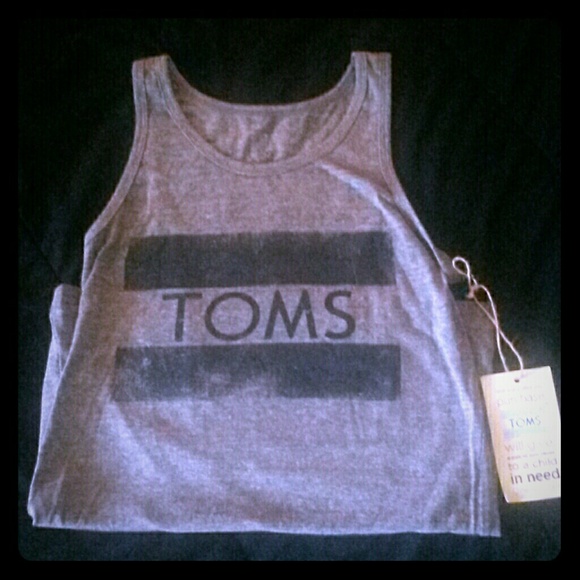 Grey TOMS tank top