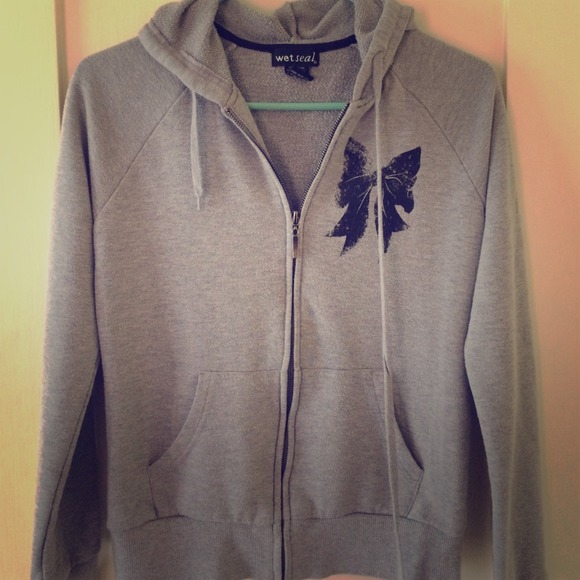 Super adorable wet seal bow hoodie - Picture 1 of 3