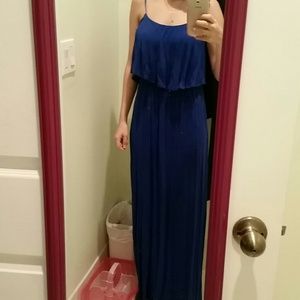 Blue maxi dress