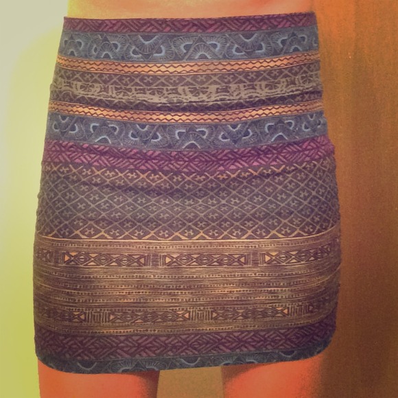 Tribal Print Skirt
