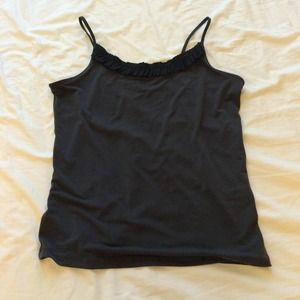 Grey spaghetti strap.