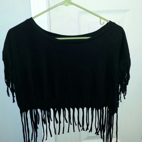 Miami style crop top with fringes
