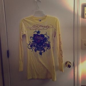 Ed Hardy Long Sleeve, with jewels.