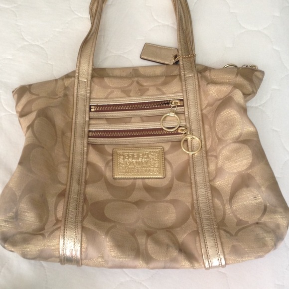 Coach shimmery purse