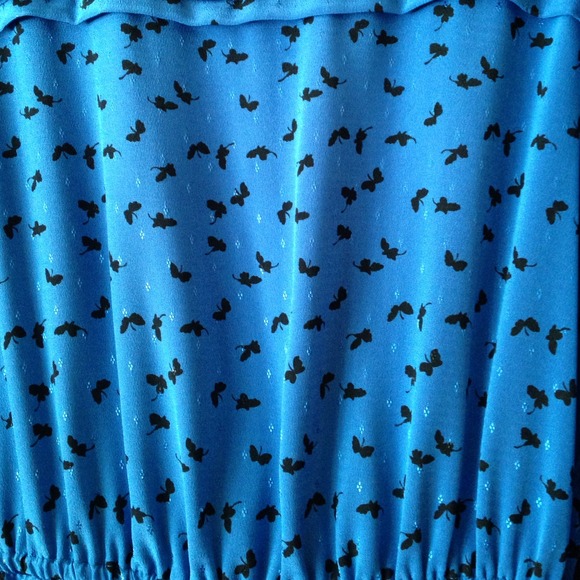 Royal blue vintage dress