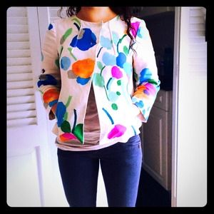 ZARA LINEN FALL JACKET!!