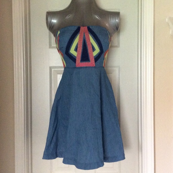 Super Cute Light Denim Skater Mini