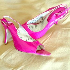Barbie Pink Peeptoe Pumps!